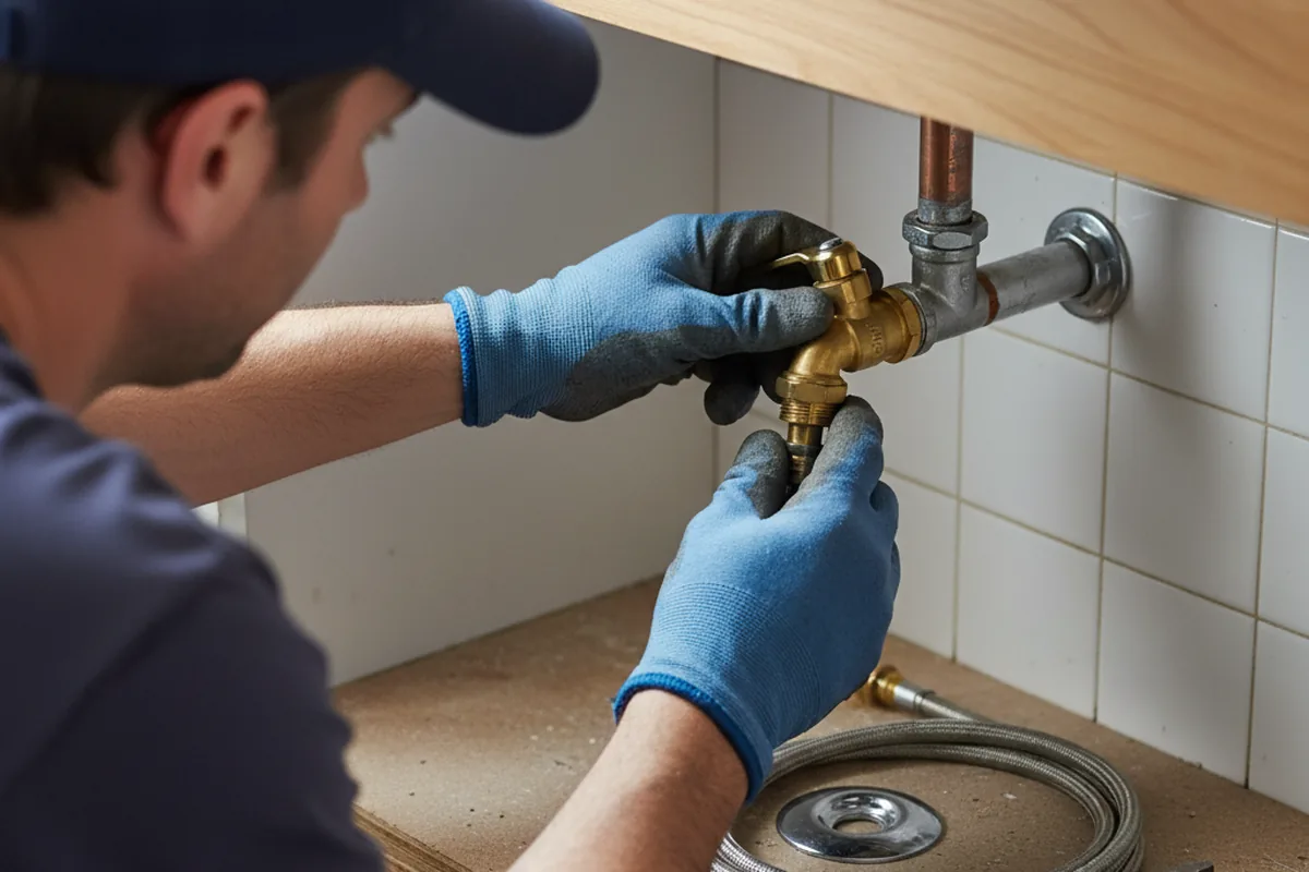 Shutoff valve and fitting work during Repiping in Slate Hill